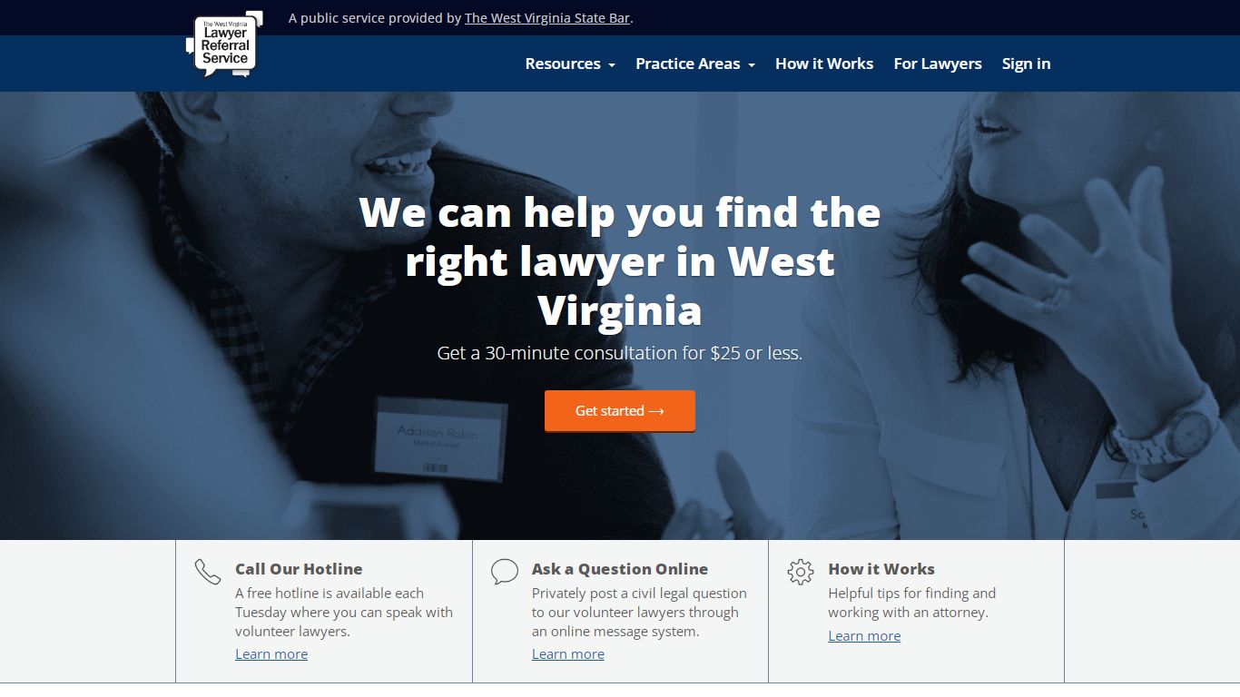 Find trusted lawyers in West Virginia | The West Virginia State Bar